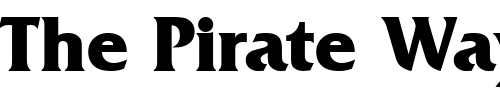Font : FrizQuadrata-Bold 2 Custom Text : The Pirate Way Test your own text here Click to download or to view this font on a tshirt that can be custom printed in Bali